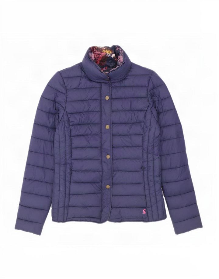 Joules Womens Padded Jacket UK 8 Small Navy Blue Polyamide