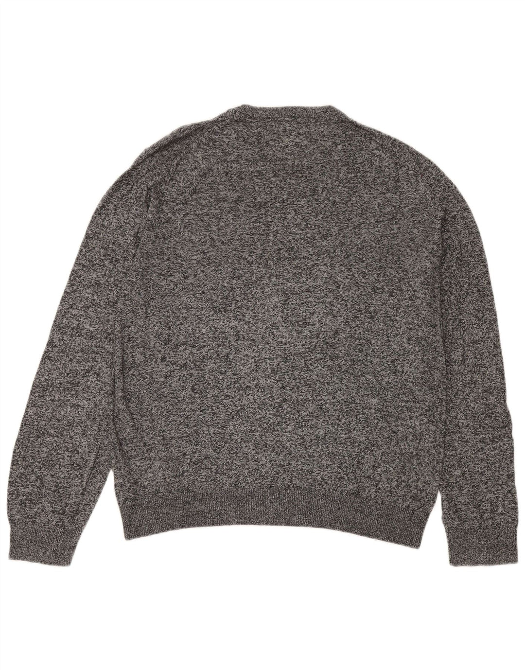 MARKS & SPENCER Mens Crew Neck Jumper Sweater Large Grey Flecked