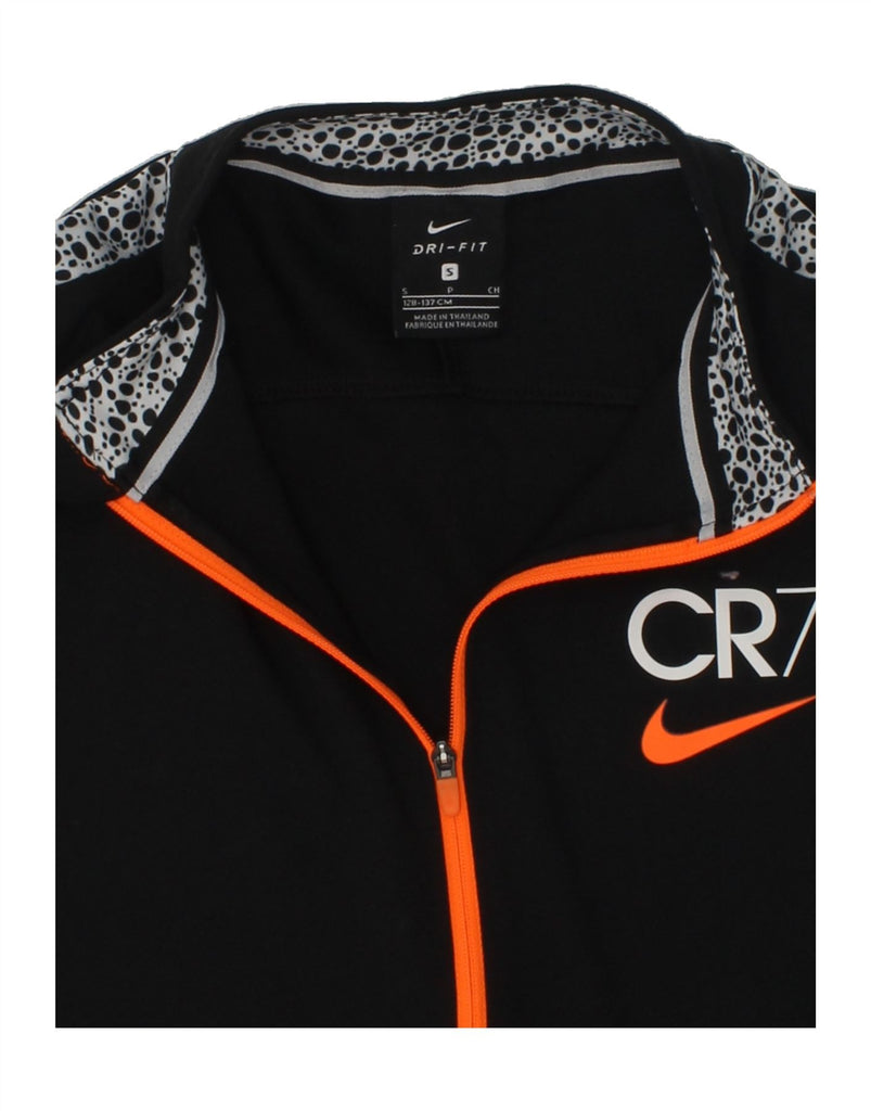 NIKE Girls Cristiano Ronaldo Tracksuit Top Jacket 8-9 Years Small Black | Vintage Nike | Thrift | Second-Hand Nike | Used Clothing | Messina Hembry 