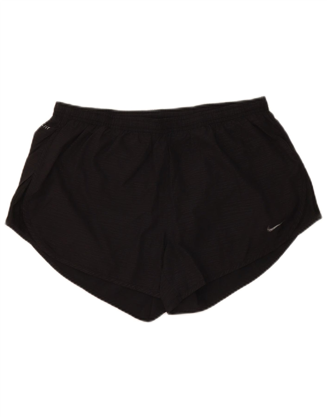 NIKE Womens Dri Fit Sport Shorts UK 14 Medium  Black Polyester