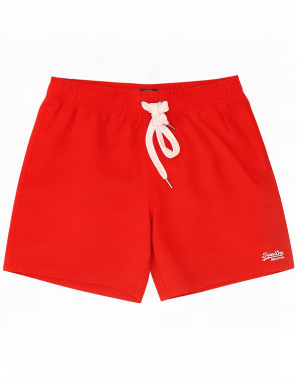 Superdry Mens Swimming Shorts Medium Red