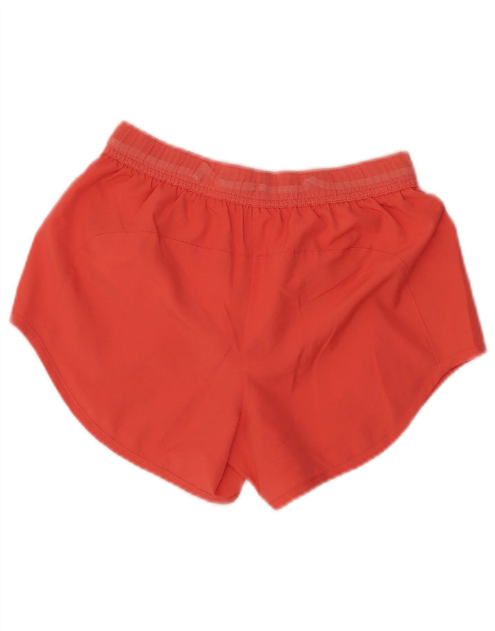 Nike Womens Dri Fit Sport Shorts UK 4 XS Red Polyester