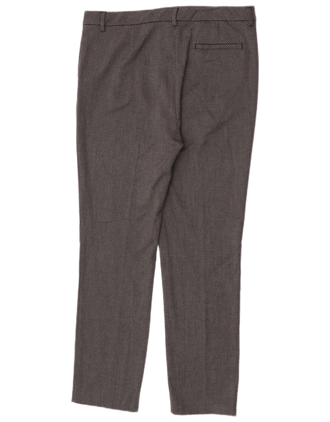Marks & Spencer Womens Slim Suit Trousers UK 14 Large W32 L29 Grey