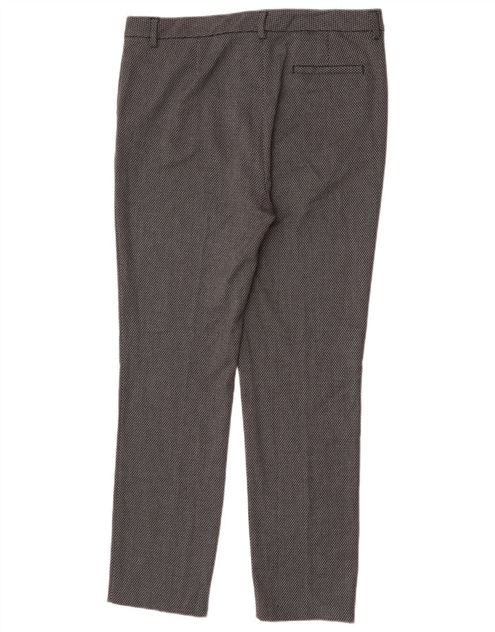 Marks & Spencer Womens Slim Suit Trousers UK 14 Large W32 L29 Grey
