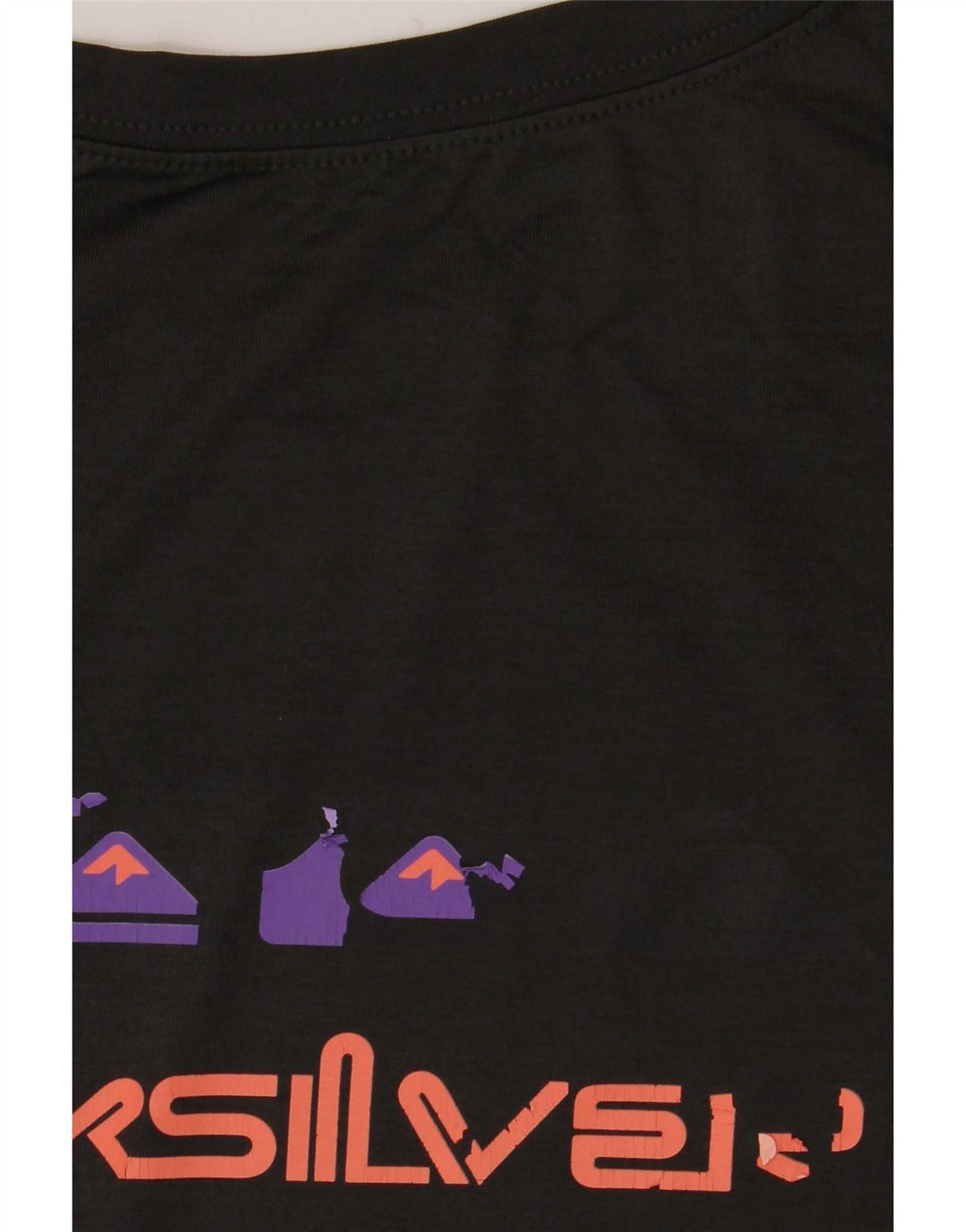 Quiksilver Mens Regular Fit Graphic Vest Top Medium Black Polyester