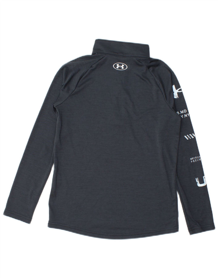Under Armour Boys Graphic Pullover Tracksuit Top 9-10 Years Medium Grey