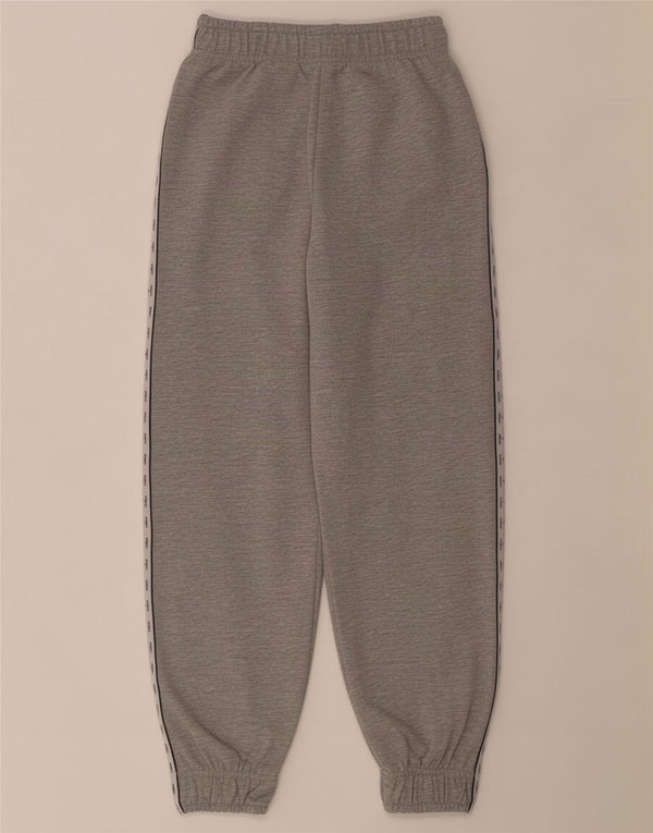Umbro Mens Graphic Tracksuit Trousers Joggers Small Grey Colourblock