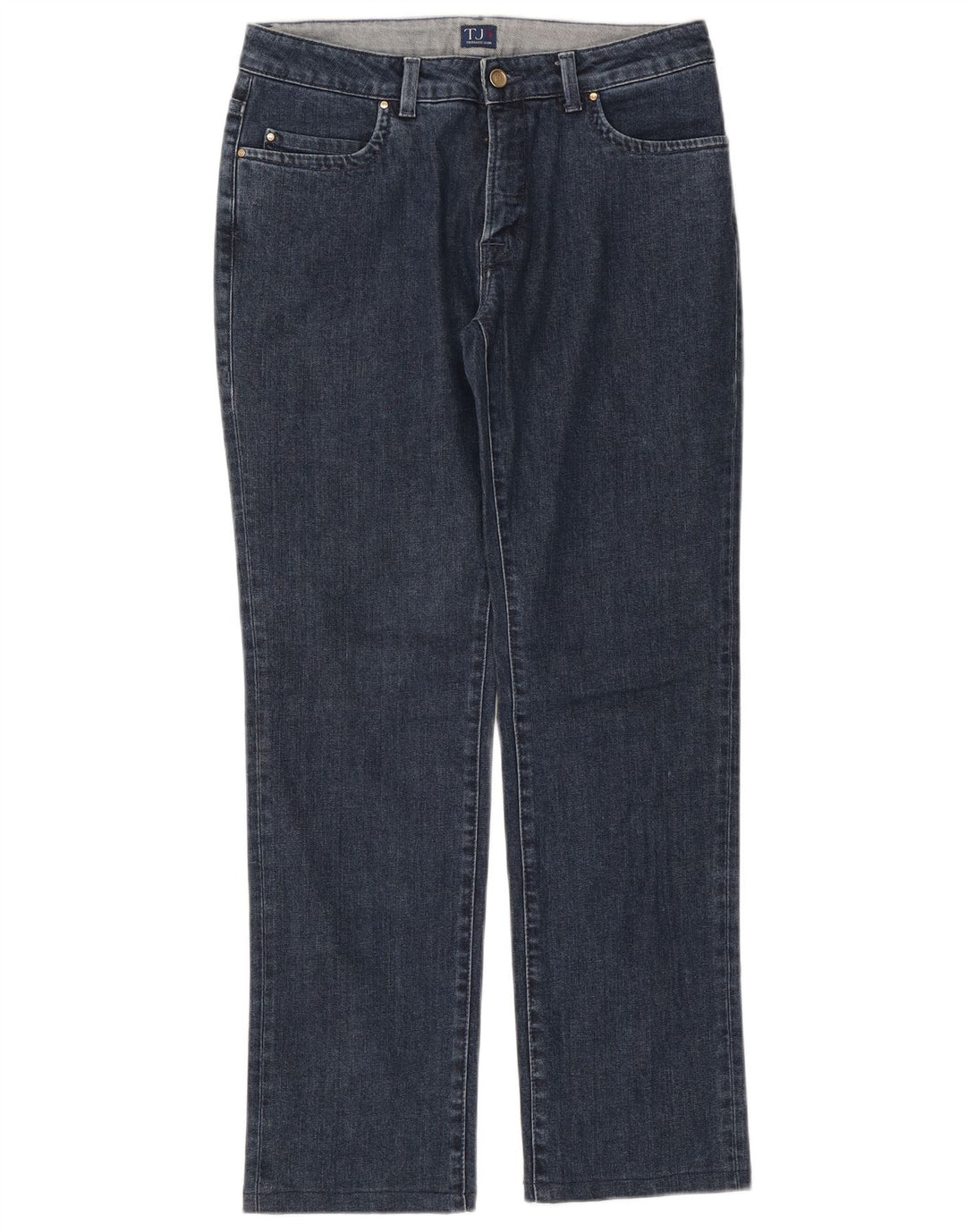 Trussardi Womens Straight Jeans W30 L30 Blue Cotton
