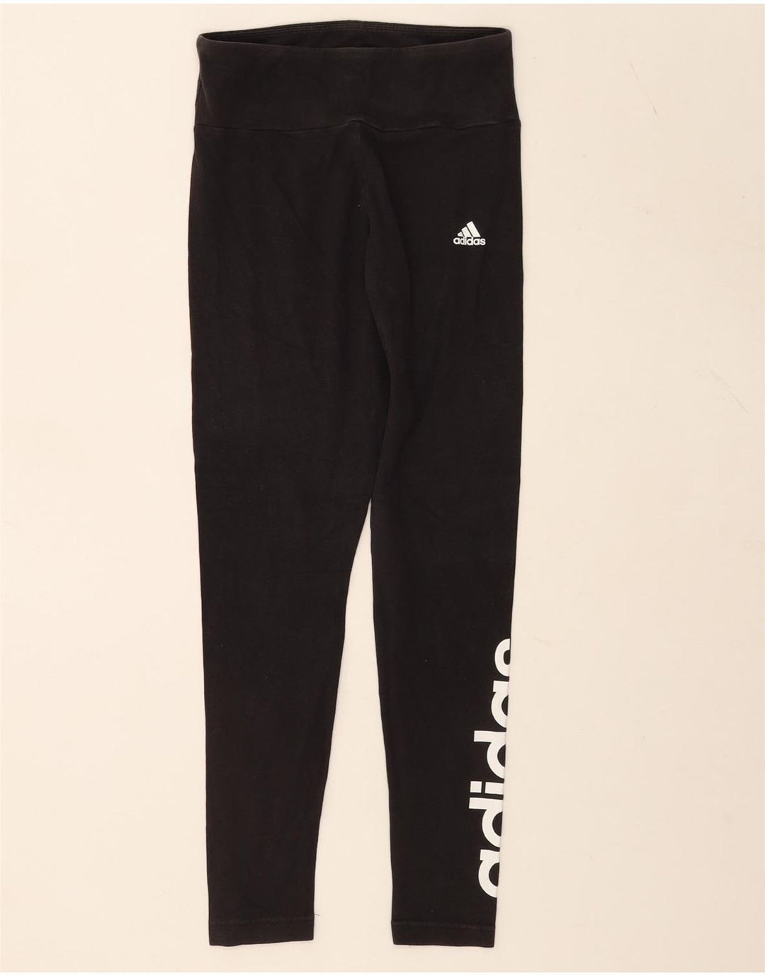Adidas Womens Graphic Leggings UK 8/10 Small Black