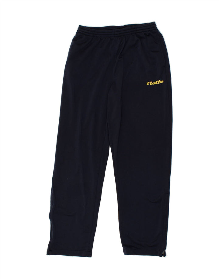LOTTO Mens Tracksuit Trousers Medium Navy Blue Polyester | Vintage Lotto | Thrift | Second-Hand Lotto | Used Clothing | Messina Hembry 