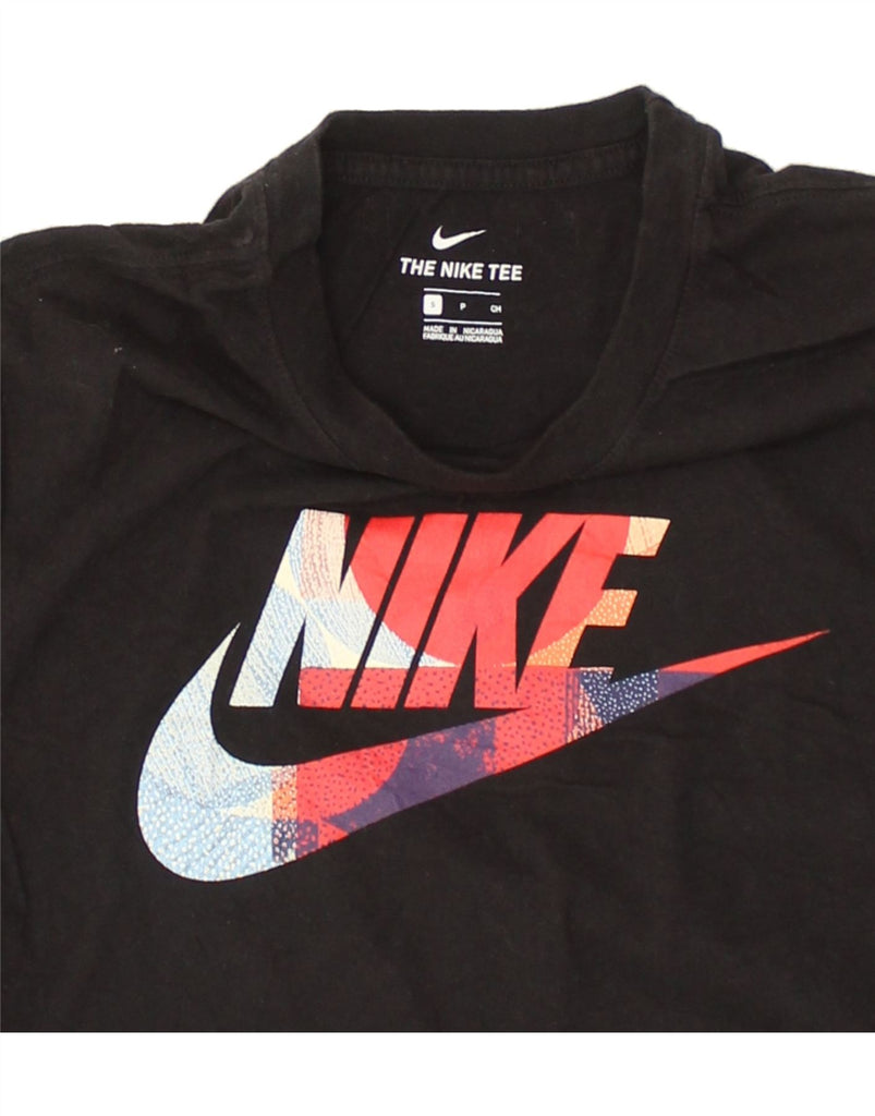 NIKE Mens Graphic T-Shirt Top Small Black Cotton | Vintage Nike | Thrift | Second-Hand Nike | Used Clothing | Messina Hembry 