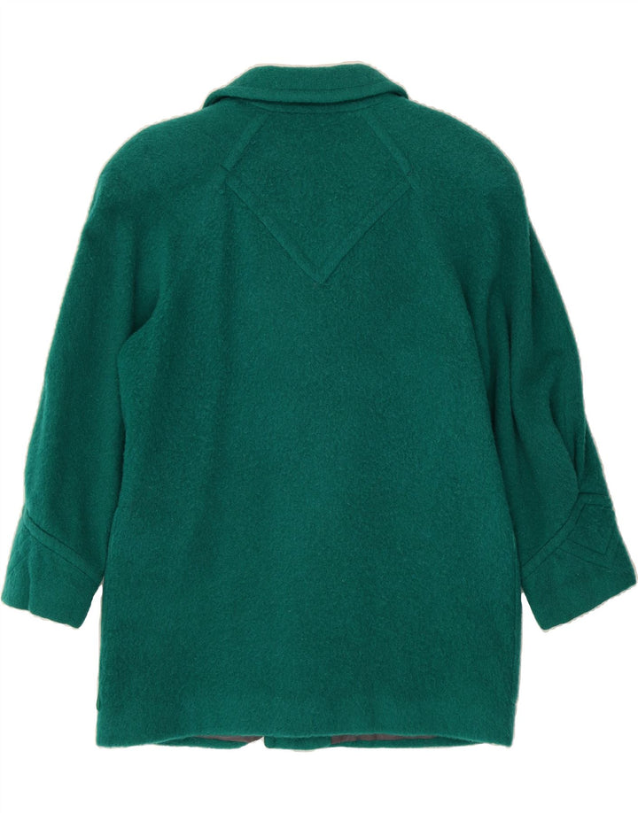 VINTAGE Womens Overcoat UK 14 Large Green Vintage Vintage and Second-Hand Vintage from Messina Hembry 