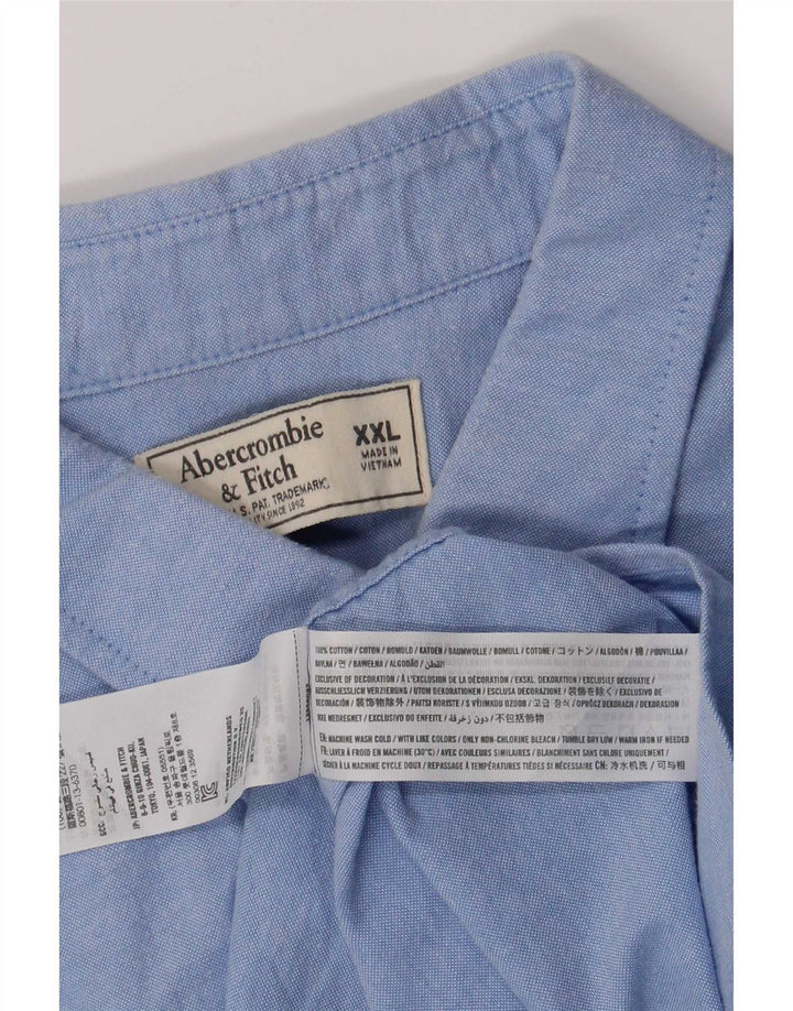 Abercrombie & Fitch Mens Shirt 2XL Blue Cotton