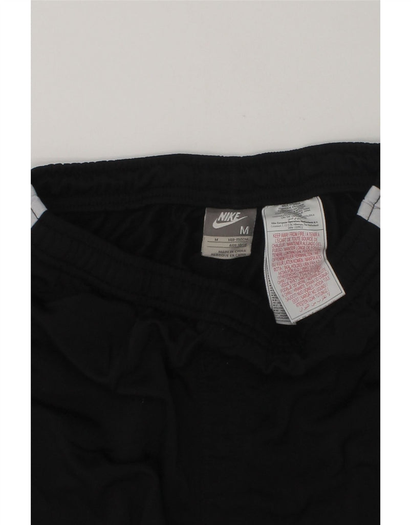 NIKE Boys Sport Shorts 10-11 Years Medium Black Colourblock Polyester | Vintage Nike | Thrift | Second-Hand Nike | Used Clothing | Messina Hembry 