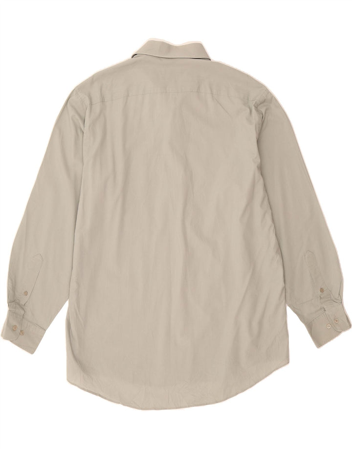 PIERRE CARDIN Mens Shirt Size 17 XL Grey Cotton Vintage Pierre Cardin and Second-Hand Pierre Cardin from Messina Hembry 