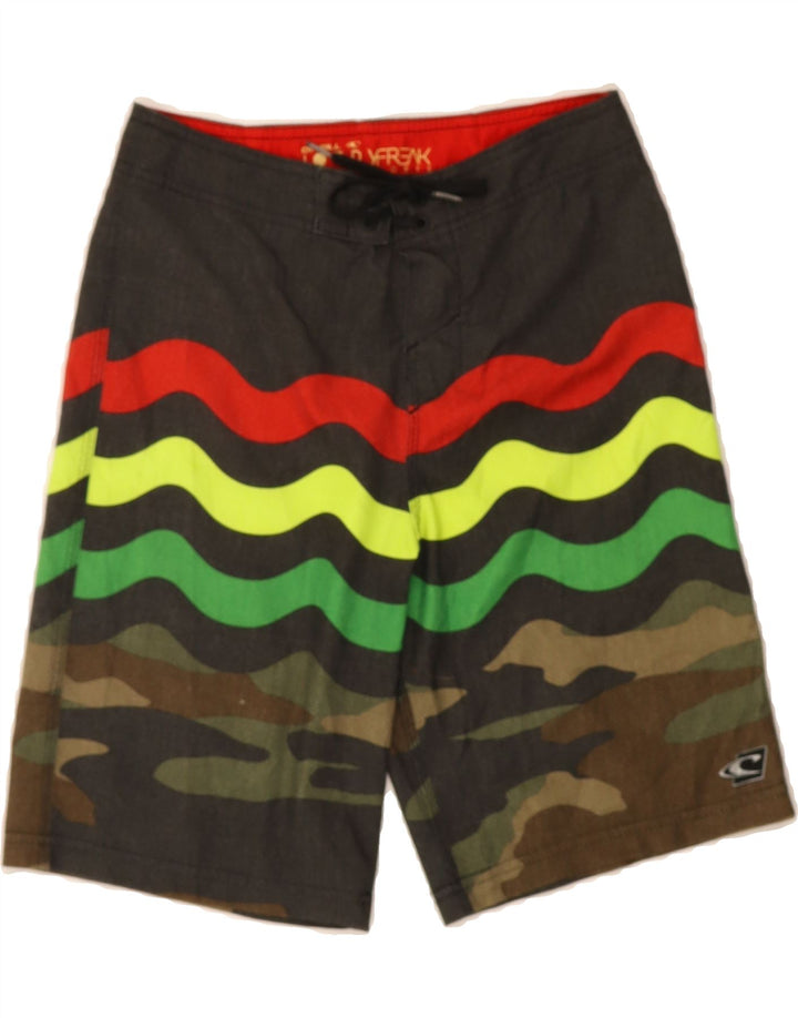 O'NEILL Mens Swimming Shorts W26 XS Multicoloured Camouflage Polyester Vintage O'Neill and Second-Hand O'Neill from Messina Hembry 