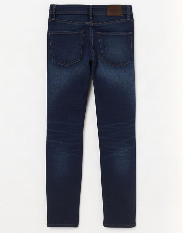 Jack & Jones Mens Tim Slim Jeans W30 L30 Navy Blue Cotton
