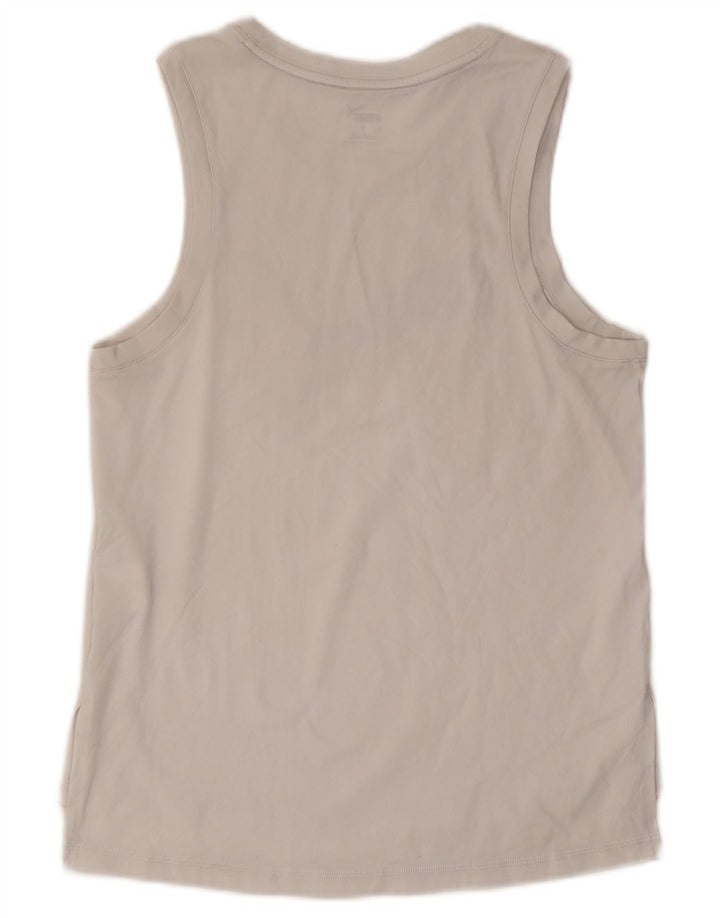 Puma Mens Graphic Vest Top Small White Polyester