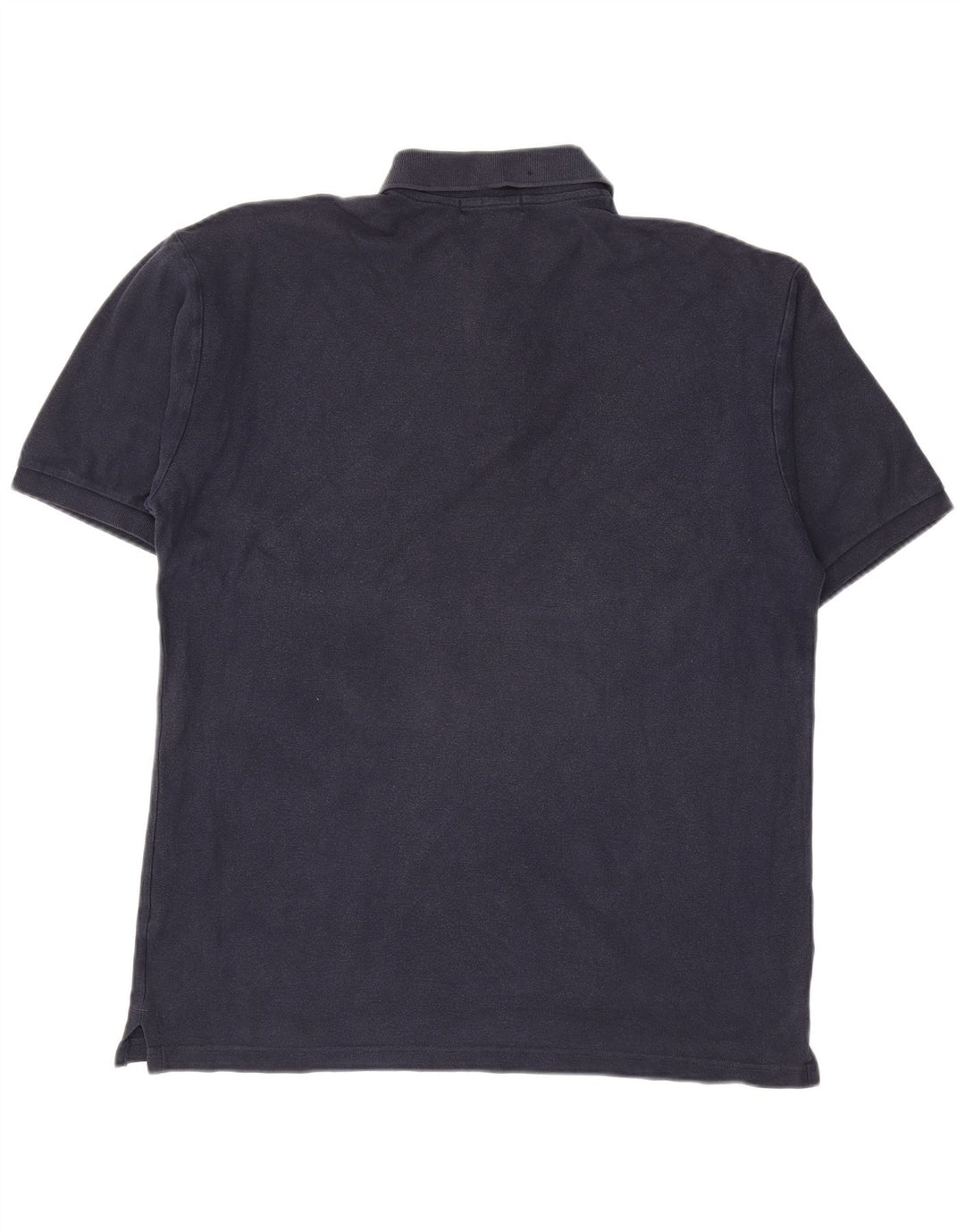 FILA Mens Polo Shirt IT 52 Large Navy Blue Cotton