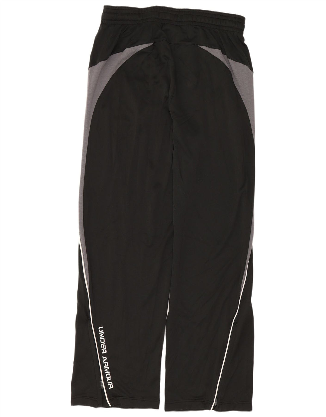 Under Armour Mens Tracksuit Trousers Medium  Black Colourblock Polyester