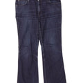 Lee Womens Marion Bootcut Jeans W32 L27 Navy Blue Cotton