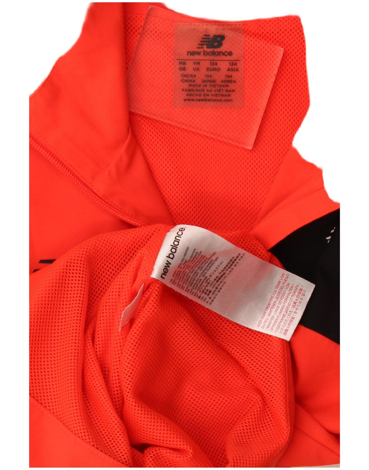 New Balance Boys Liverpool Tracksuit Top Jacket 11-12 Years Medium Orange