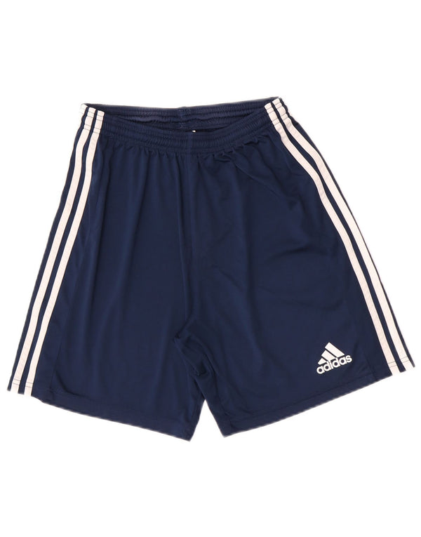 Adidas Boys Aeroready Sport Shorts 11-12 Years Medium Navy Blue Polyester