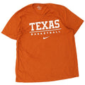 Nike Mens Texas Graphic T-Shirt Top Large Orange Cotton