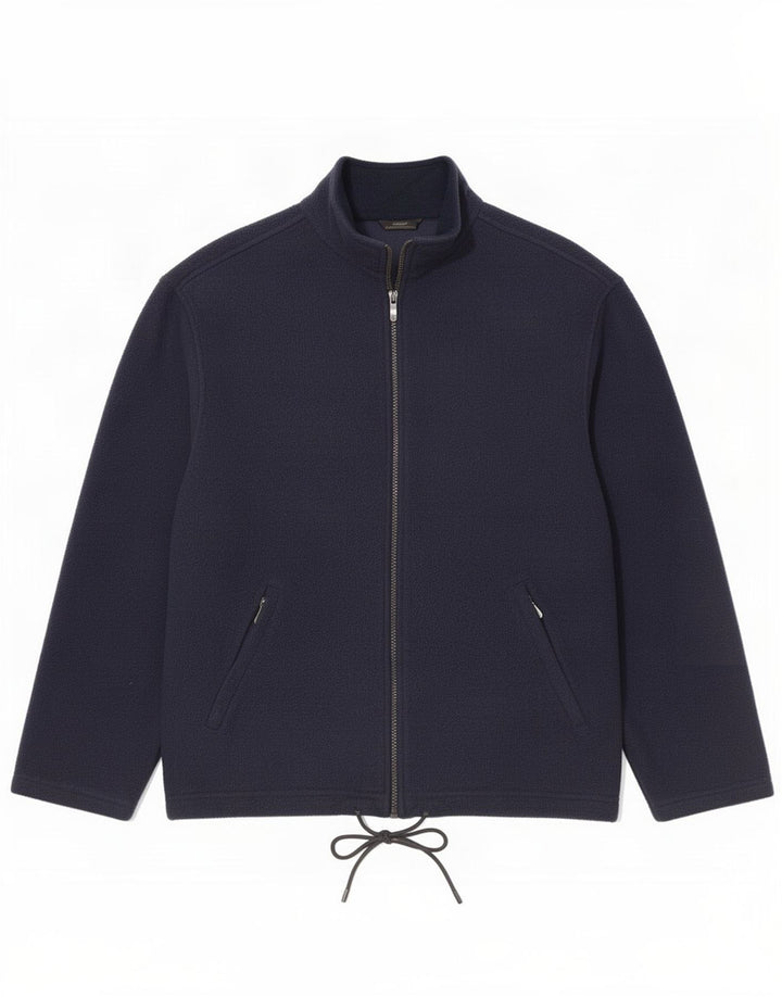 Marks & Spencer Mens St. Michael Fleece Jacket UK 40 Large Navy Blue