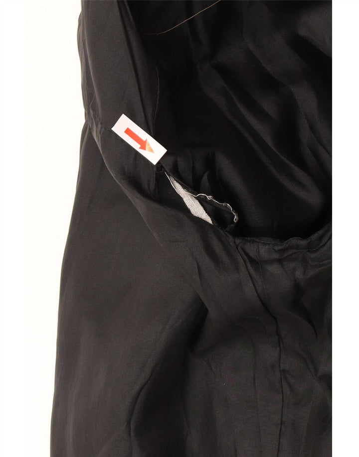Vintage Mens Leather Jacket UK 38 Medium Black