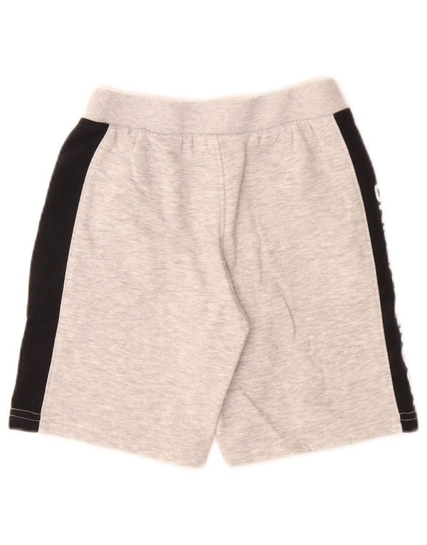 UNDER ARMOUR Boys Graphic Sport Shorts 6-7 Years Grey Colourblock