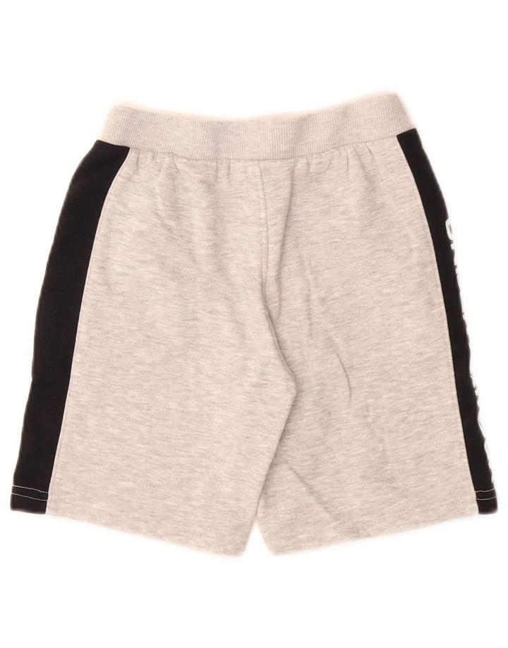 UNDER ARMOUR Boys Graphic Sport Shorts 6-7 Years Grey Colourblock