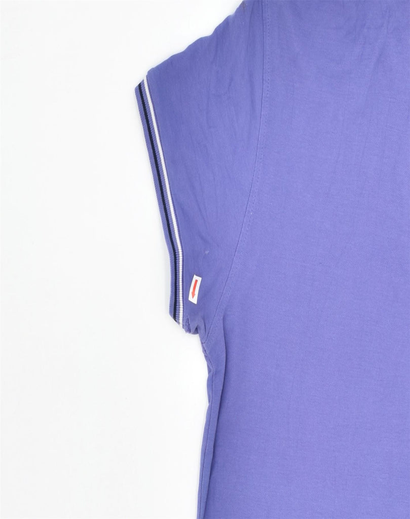 LOTTO Mens Polo Shirt Medium Purple Cotton | Vintage | Thrift | Second-Hand | Used Clothing | Messina Hembry 