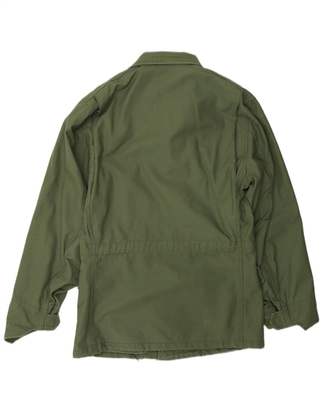 ALPHA INDUSTRIES Mens Utility Jacket UK 36 Small Green Cotton