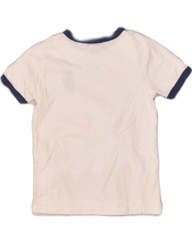 POLO RALPH LAUREN Boys T-Shirt Top 6-7 Years Off White Cotton | Vintage Polo Ralph Lauren | Thrift | Second-Hand Polo Ralph Lauren | Used Clothing | Messina Hembry 