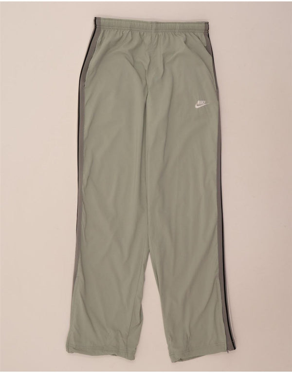Nike Mens Tracksuit Trousers Large  Green Striped Nylon