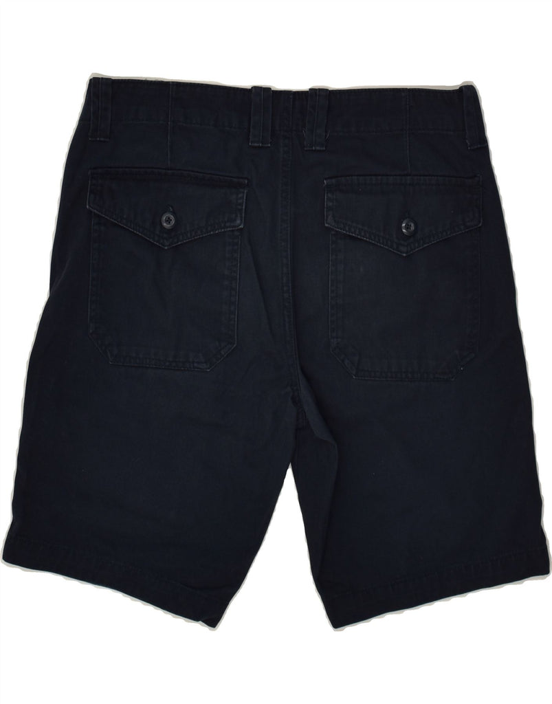 OVS Mens Cargo Shorts W32 Medium Navy Blue Cotton | Vintage OVS | Thrift | Second-Hand OVS | Used Clothing | Messina Hembry 