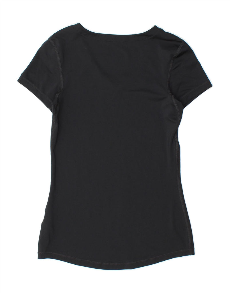 NIKE Womens Dri Fit T-Shirt Top UK 10 Small Black Polyester Vintage Nike and Second-Hand Nike from Messina Hembry 