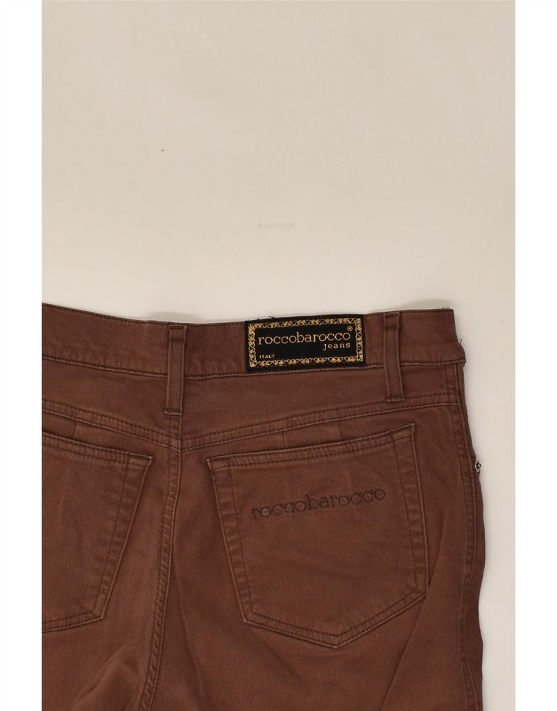 ROCCOBAROCCO Womens Slim Jeans W32 L25 Brown Cotton | Vintage Roccobarocco | Thrift | Second-Hand Roccobarocco | Used Clothing | Messina Hembry 