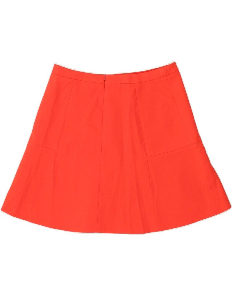 J. CREW Womens Mini Skirt US 6 W28 Medium Red Polyester | Vintage J. Crew | Thrift | Second-Hand J. Crew | Used Clothing | Messina Hembry 