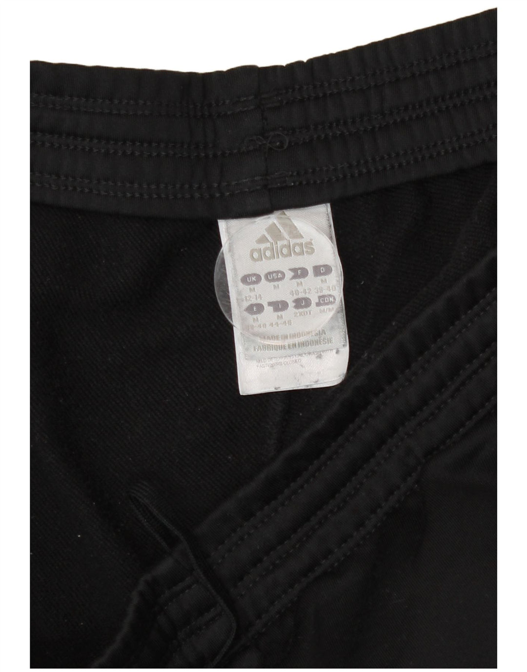 Adidas Womens Tracksuit Trousers UK 12/14 Medium Black Polyester