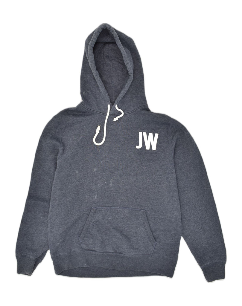 JACK WILLS Mens Graphic Hoodie Jumper Medium Navy Blue Cotton | Vintage Jack Wills | Thrift | Second-Hand Jack Wills | Used Clothing | Messina Hembry 