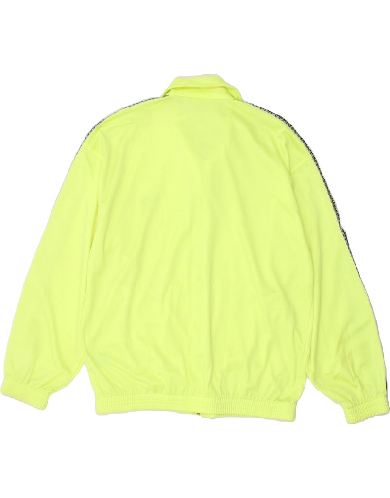 DIADORA Mens Tracksuit Top Jacket Uk 36 Small Yellow Polyester | Vintage Diadora | Thrift | Second-Hand Diadora | Used Clothing | Messina Hembry 