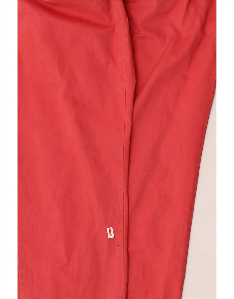 TOMMY HILFIGER Womens Straight Chino Trousers US 12 Large W34 L29 Red Vintage Tommy Hilfiger and Second-Hand Tommy Hilfiger from Messina Hembry 
