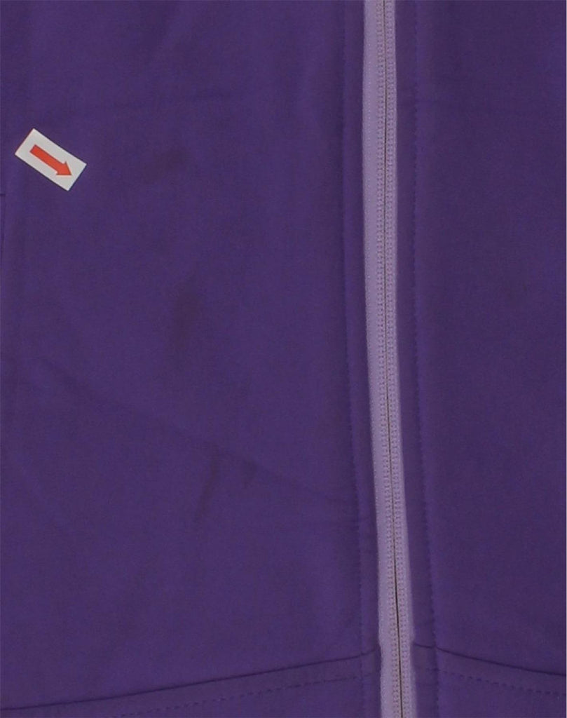 MOUNTAIN WAREHOUSE Girls Hooded Tracksuit Top Jacket 11-12 Years Purple | Vintage Mountain Warehouse | Thrift | Second-Hand Mountain Warehouse | Used Clothing | Messina Hembry 