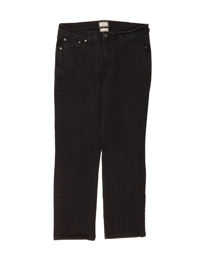 LEVI'S Womens Straight Jeans US 18 2XL W32 L30 Black Cotton Vintage Levi's and Second-Hand Levi's from Messina Hembry 