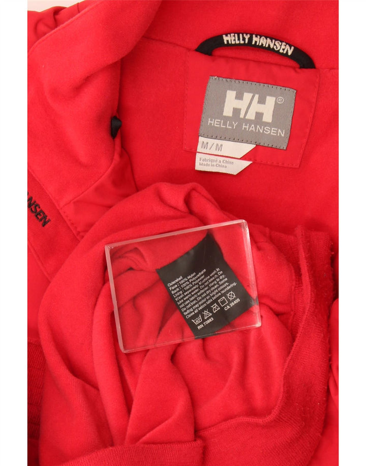 Helly Hansen Mens Bomber Jacket UK 38 Medium Red Nylon