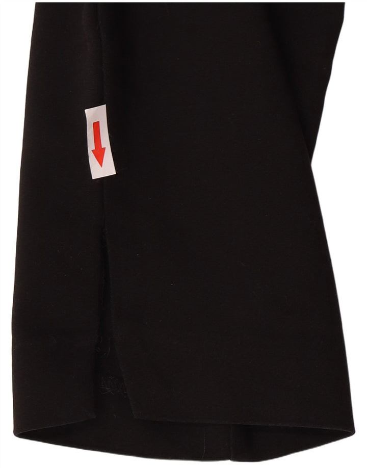 Zara Womens Slim Chino Trousers Medium W28 L26 Black Cotton
