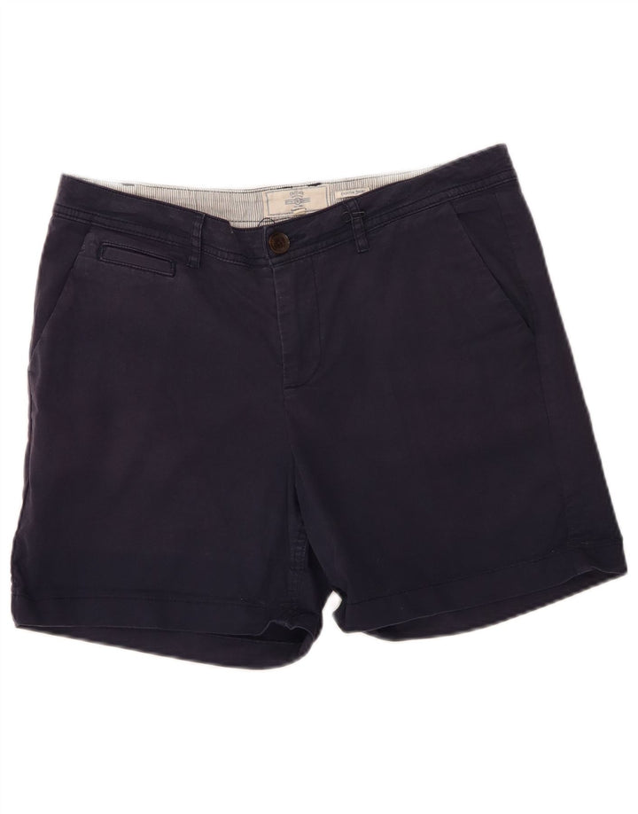 Fat Face Womens Padstow Regular Chino Shorts UK 12 Medium W32 L5 Navy Blue