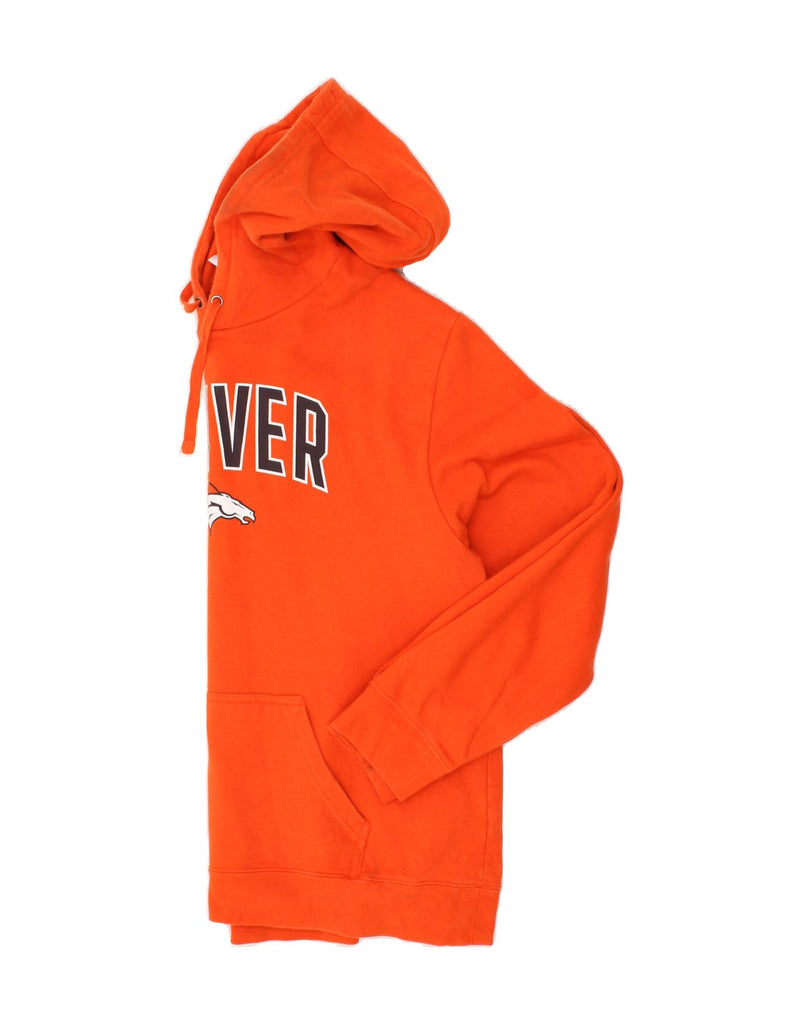 MAJESTIC Mens Denver Graphic Hoodie Jumper Large Orange Cotton | Vintage Majestic | Thrift | Second-Hand Majestic | Used Clothing | Messina Hembry 